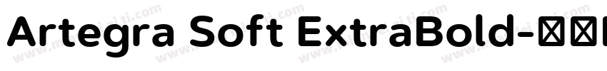 Artegra Soft ExtraBold字体转换